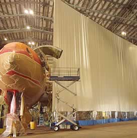 Goffs cortinas de vinil industriales