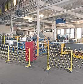 IEP cortinas-plegables de seguridad portatil