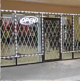 IEP cortinas plegables de seguridad tienda